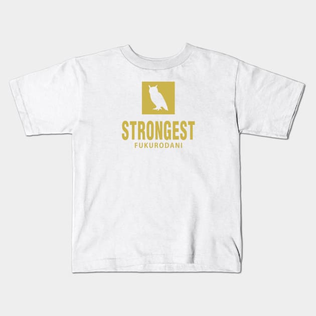 Strongest - Fukurodani Kids T-Shirt by Otaku Inc.